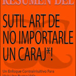 Resumen Del Sutil Arte De No Importarle Un Caraj*!